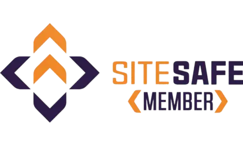 Earthworks Christchurch SiteSafe Certified Member recognized for maintaining exceptional safety standards in professional earthworks and excavation services