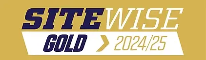 Earthworks Christchurch SiteWise Gold 2024 25 Certified for outstanding health and safety performance in professional earthworks and excavation services