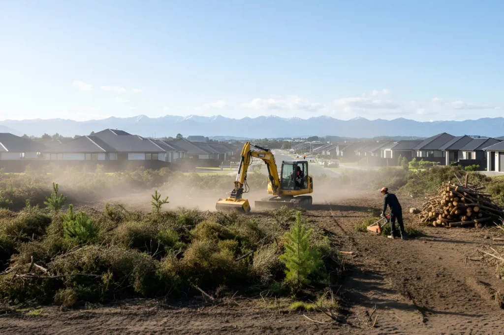 At Earthworks Christchurch, we do Land Clearing for every project, providing tailored clearing solutions that create clean, build-ready sites across Christchurch.