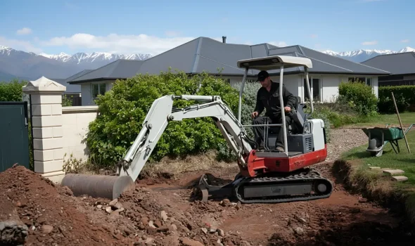 Foundation Excavation and Drainage Services Christchurch | Earthworks Christchurch At Earthworks Christchurch, we do Small Excavations for foundation work and drainage installation, helping Christchurch builders achieve safe and stable ground conditions.